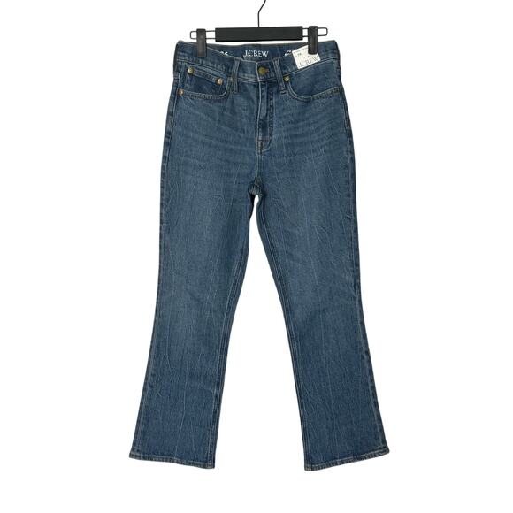 NWT J.Crew 10" Demi Boot Crop Jean in Marion Wash Size 26 - Picture 4 of 12